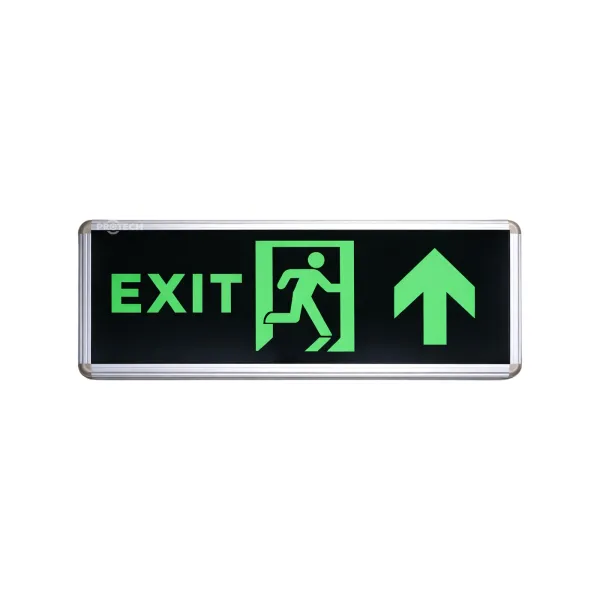 საევაკუაციო მაჩვენებელი EXIT - ისრით ზემოთ